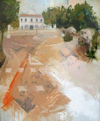 Alguer - Ermita de Godella -100x81 - Mixta - Tabla