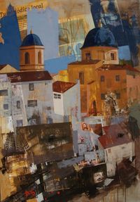 Alguer - Iglesia Santa Maria Requena -116x81 - Mixta - Tabla