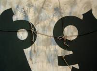 Bayod Serafini - Acercamiento - 97x130 - Mixta - Cuerda - Tela