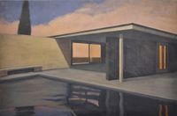 BILBAO Daniel - Barcelona Pavilion IV. Mies Van der Rohe OT - 100 x 150 - Oleo - Madera 