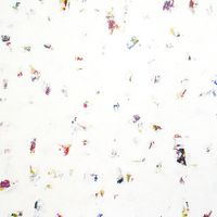 Antonio Camba - Huellas Blanco 90 B - 90x90 - Acrilico - Tela_1