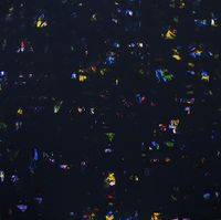 Antonio Camba - Huellas negro 1 - 130x130 - Acrilico - Tela_1