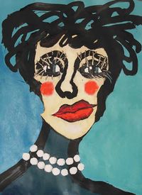 A Cruells - Andrea Pontecorvo -63x83 - Oleo - Papel