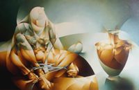 Eliezer - Afrodita - 115x73 - Oleo - Tela