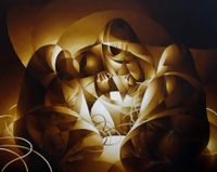 Eliezer - Moiras - 92x73 - Oleo - Tela