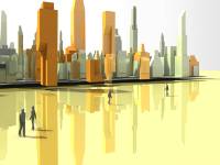 Koldo Etxebarria - 7 - Armonia en el espacio habitado - A medida - Arte Digital 3D - Dibond