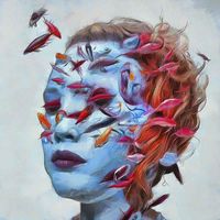 GASPAR LI - La criatura que sueña con su nombre - 80x80 - Oleo - Lienzo