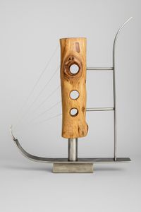 L Gonzalez Palacios - Tierra 31 - 65x55x10 - Madera - Hierro