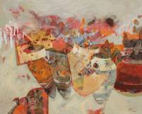 Marta Maldonado - Alineacion - 100x80 - Mixta - Madera