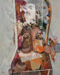 Marta Maldonado - La espera reflejada - 100x81 - Mixta - Tela