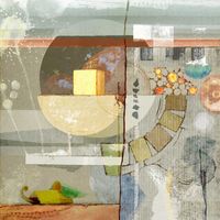 Marin - Naturaleza onirica - 100x100 - Arte digital - Tela