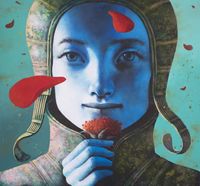 Nicoletta - Certeza II - 121x130 - Acr&iacute;clico - Tabla,,