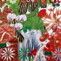 Nordholt - La Sombra verde - 100x100 - óleo - tabla