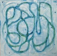 Sánchez Maydana - Cielo vacio - 100x100 - Oleo - Tela