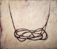 Sánchez Maydana - Pensamiento colgante - 80x70 - Oleo - Tela