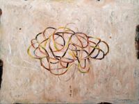 S&aacute;nchez Maydana - Puntapie - 80x60 - Oleo - Tela