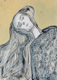 Sabat - La pensadora - 42x29 - Mixa - Papel