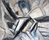 Inma Senosiain - Geometrias - 72x60 - Oleo - Tela