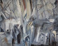 Inma Senosiain - Geometrias - 81x65 - Oleo - Tela