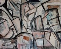 Inma Senosiain - Geometrias 0 - 70x50 - Oleo - Tela