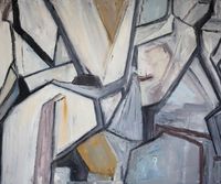 Inma Senosiain - Geometrias 1 - 70x50 - Oleo - Tela