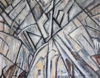 Inma Senosiain - Geometrias Naturaleza - 80x65 - Oleo - Tela