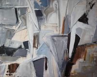 Inma Senosiain - Geometrias naturaleza - 80x66 - Oleo - Tela