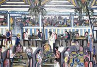 P Trujillo - Biarritz 25 - 116x81 - Oleo - Tela