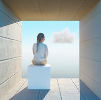 Mi propia normalidad Abartium 2022 100X100cm Iker Vázquez